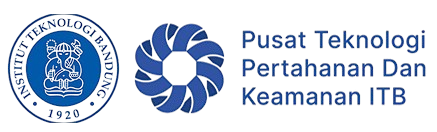 Logo Pusat Teknologi Pertahanan Dan Keamanan ITB